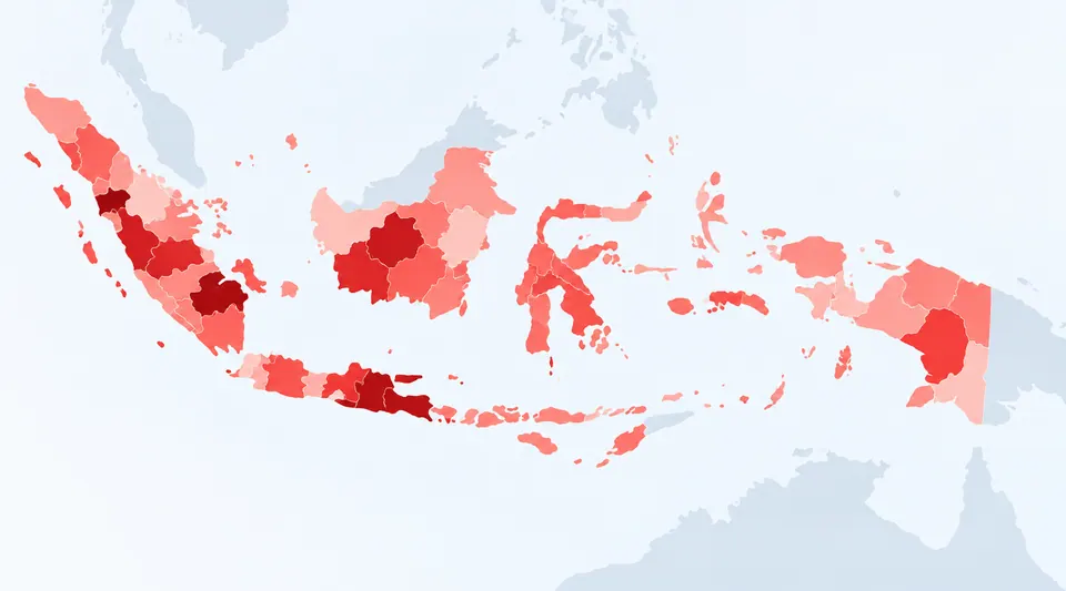 Regional disease surveillance choropleth map