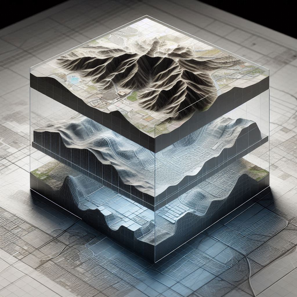 GIS geoprocessing and overlay analysis